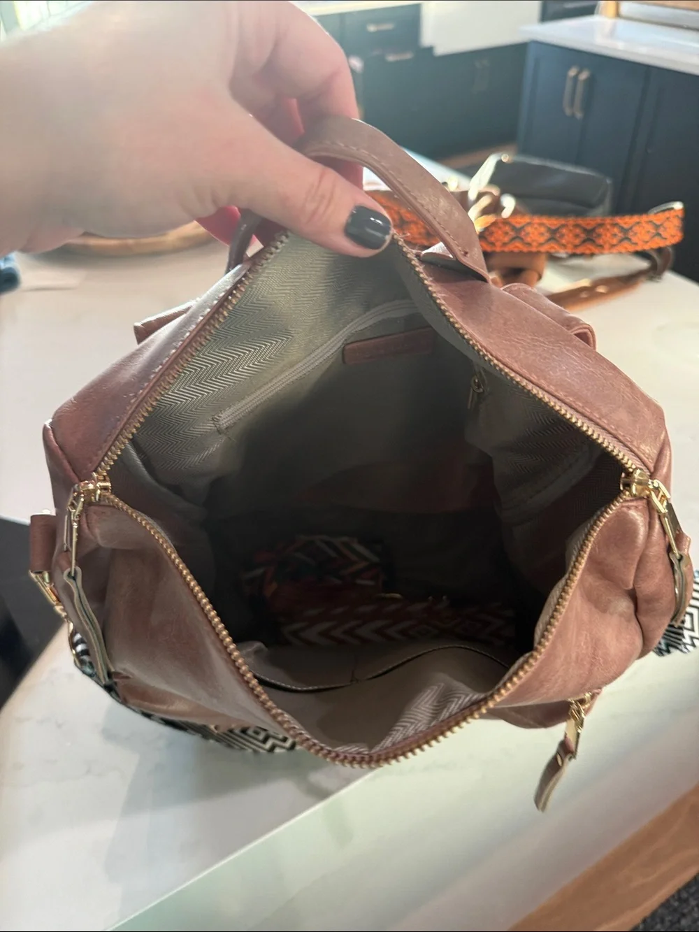 Modern + chic Everyday Convertible Backpack/purse Tote, NWOT